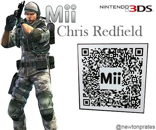 QR Code Especial – Resident Evil Revelations Chris-redfield