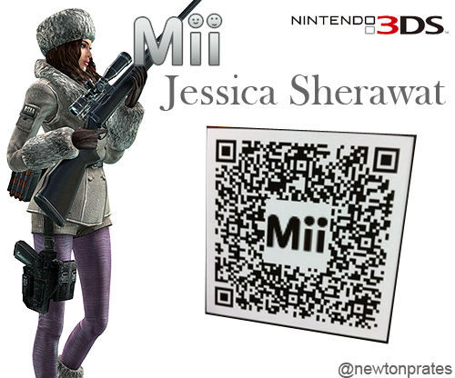 QR Code Especial – Resident Evil Revelations Jessica-sherawat